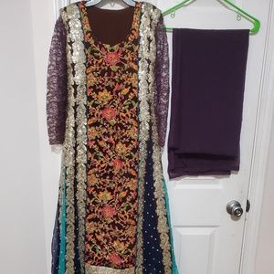 Fancy party and wedding wear dress